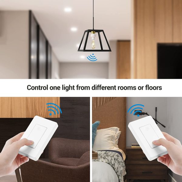 DEWENWILS Remote Control Light Lamp Socket - Image 2