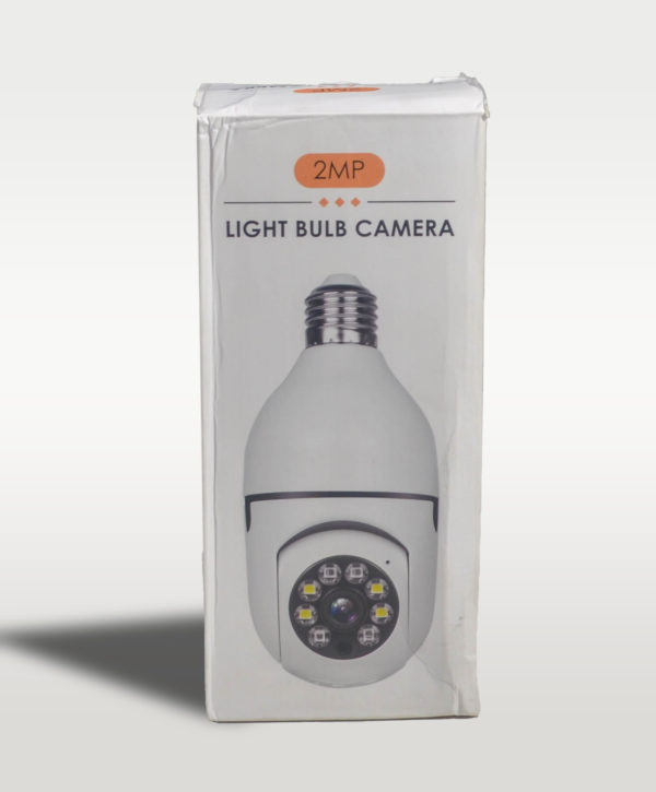 Wireless WiFi Light Bulb Camera Security Camera 1080p WHITE
