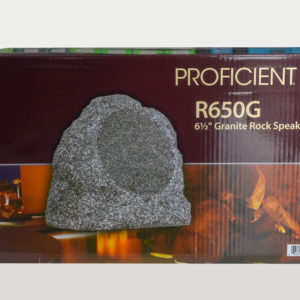 Proficient Audio R650G 2-way Outdoor Speaker, 60 W RMS, Granite