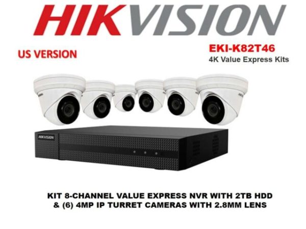 Hikvision 4K NVR KIT EKI-K82T46