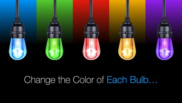 Novolink Lightscape™ Smart RGBw Cafe String Light - Image 4