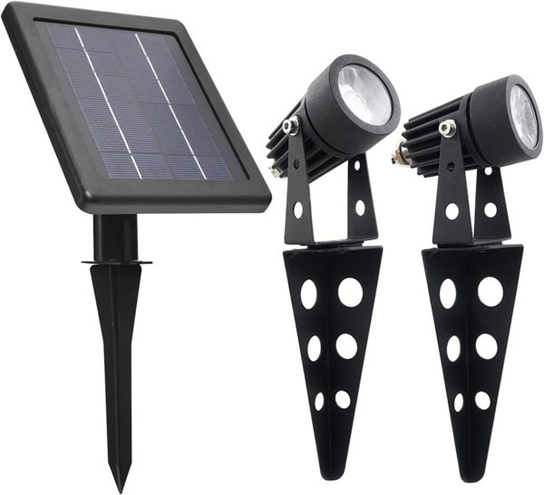 MINI 50X TWIN SOLAR POWERED SPOTLIGHT