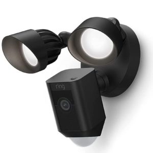 Ring Floodlight Cam Wired Plus with motion-activated 1080p HD video (BLACK)