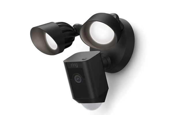 Ring Floodlight Cam Wired Plus with motion-activated 1080p HD video (BLACK)