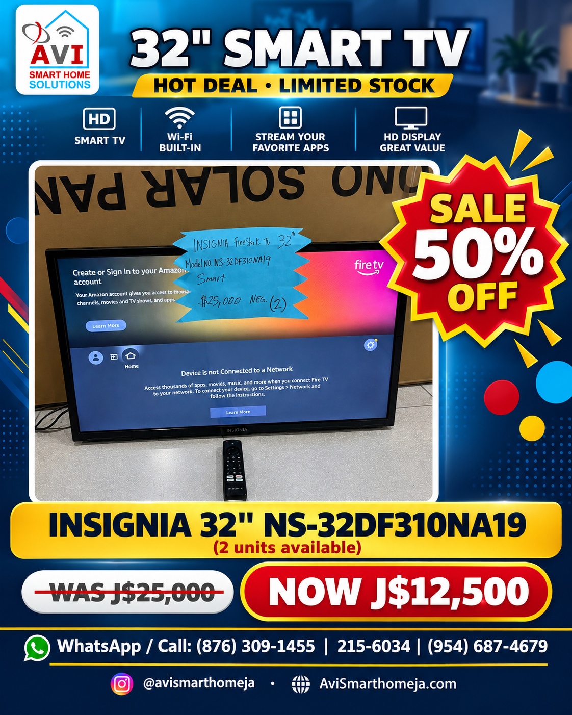 Insignia NS-32DF310NA19 (2 units)