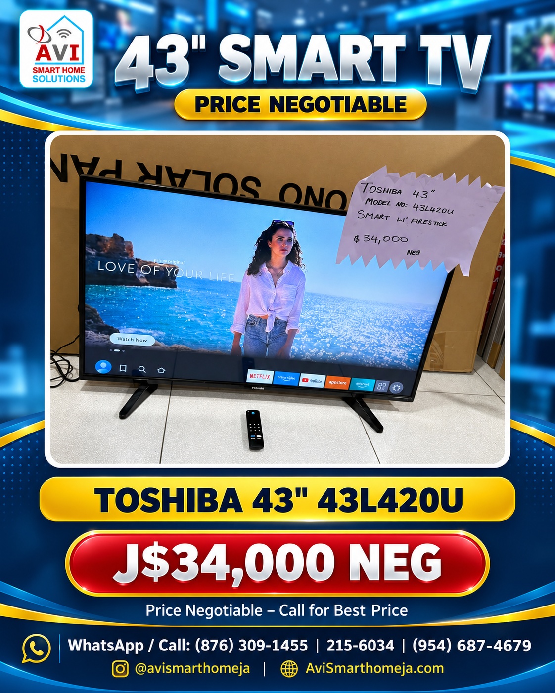 Toshiba 43" 43L420U